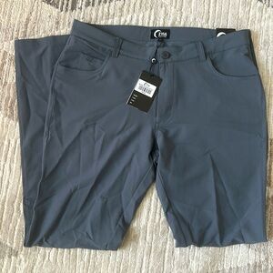 NWT Men’s Zyia Storm Gray Office Chino LONG